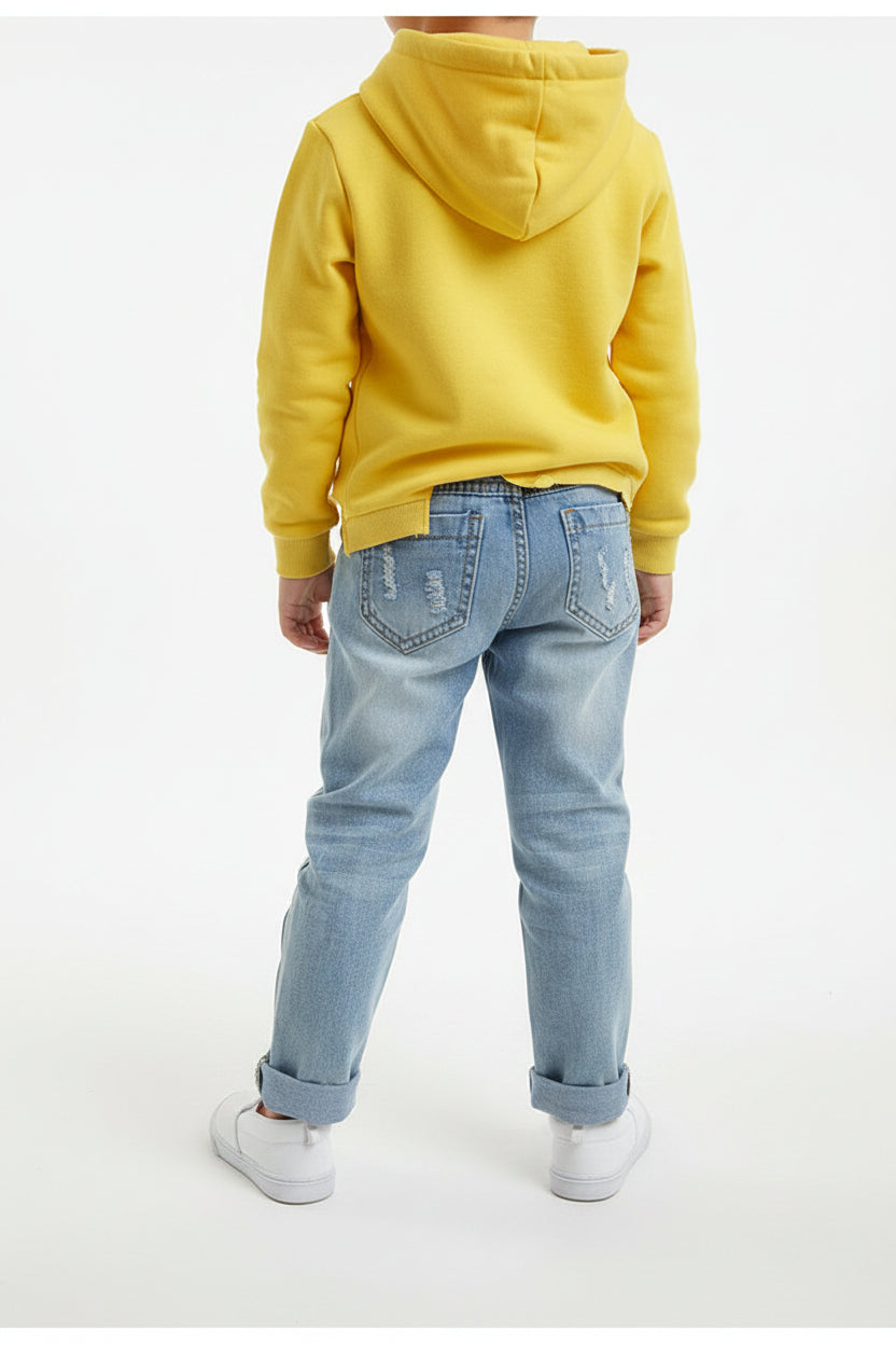 New Korean Style Boys Ripped Trousers by Baby Joy