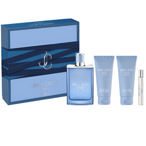 Jimmy Choo Man Aqua 4 Piece Gift Set by Jimmy Choo