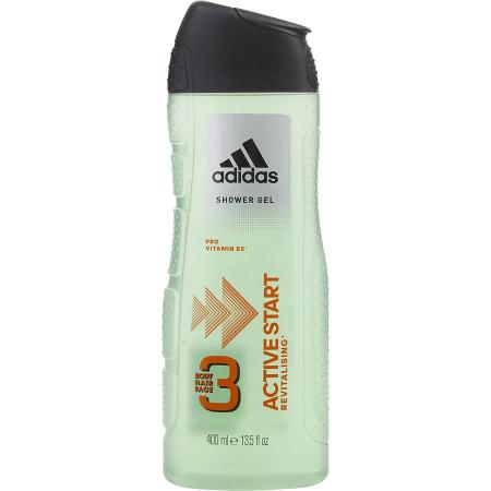 Adidas Active Start 3 Body, Hair & Face Shower Gel by Adidas