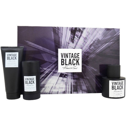 Vintage Black 3 Piece Gift Set by Kenneth Cole