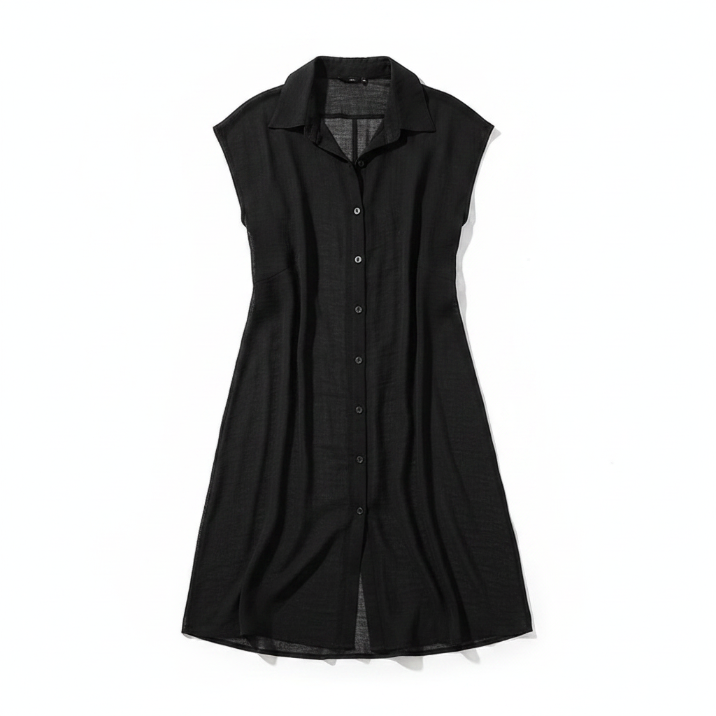 The Shore Shirt — Lapel Beach Cover-Up EPM2401098-1-SMT