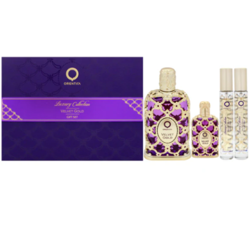 Orientica Luxury Collection Velvet Gold 4 Piece Gift Set by Orientica
