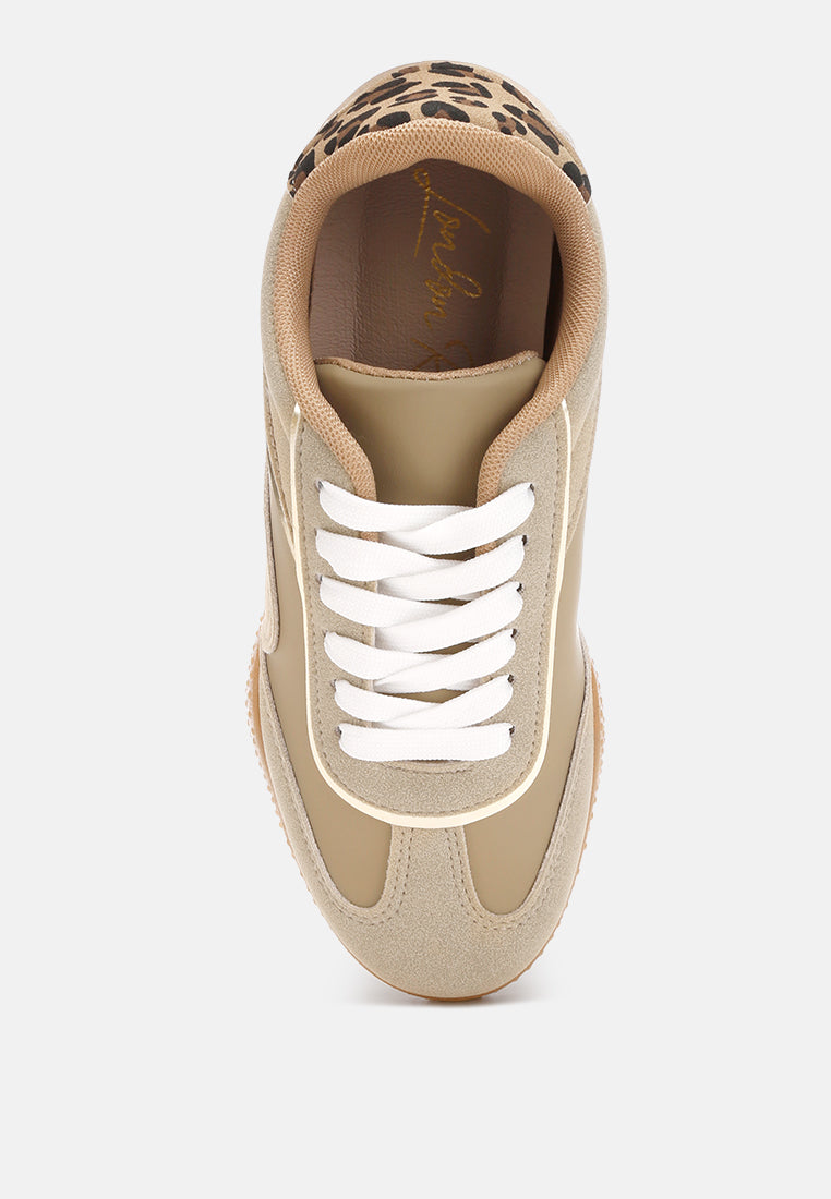 Zuccia Comfortable Lace-Up Sneakers by London Rag