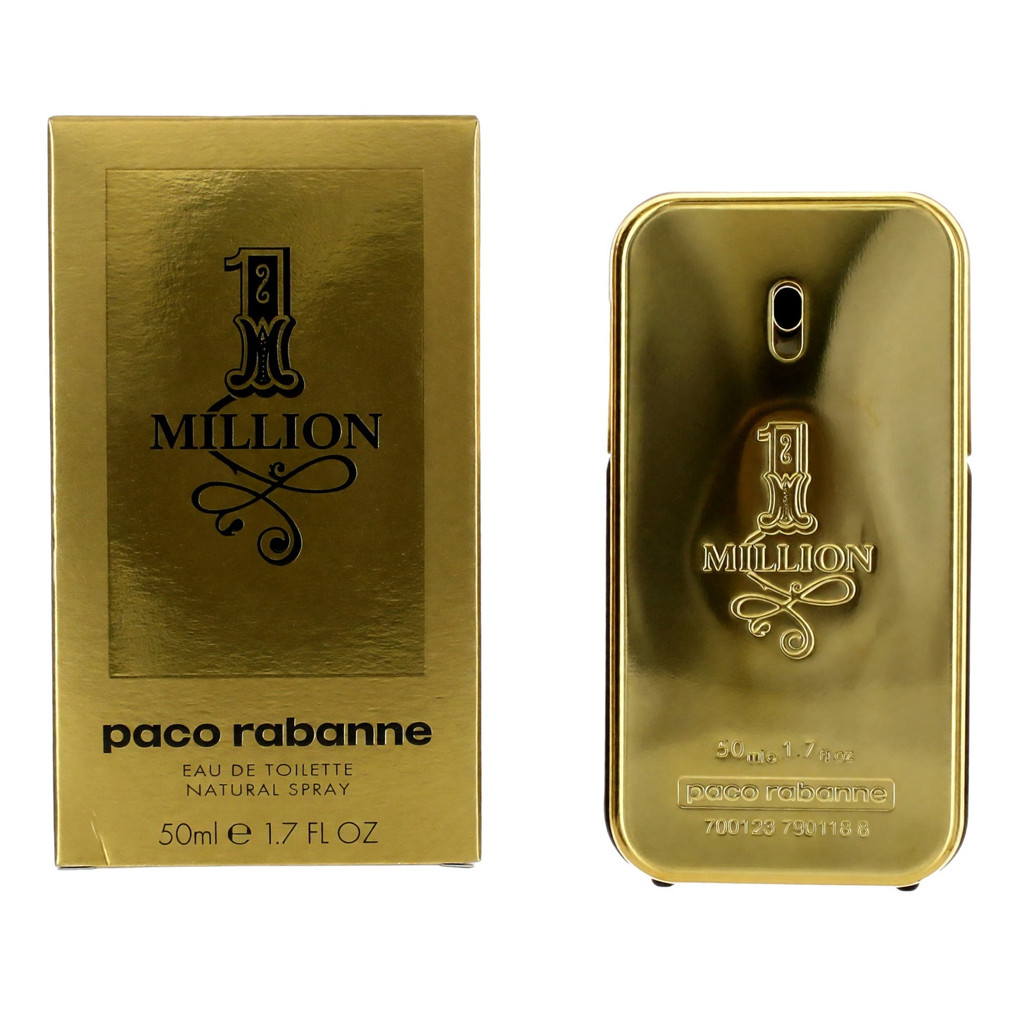 1 Million by Paco Rabanne, 1.7 oz EDT Spray for Men by Paco Rabanne