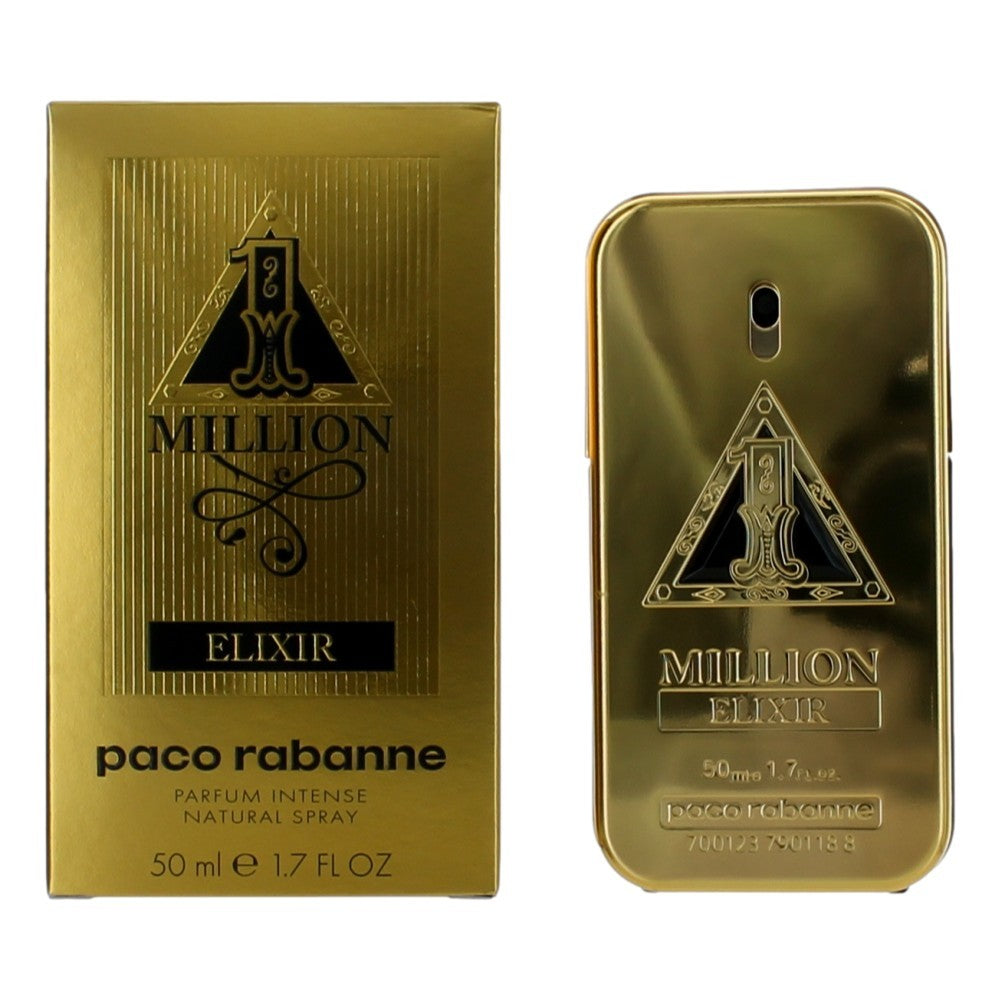 1 Million Elixir by Paco Rabanne, 1.7 oz Parfum Intense Spray for Men by Paco Rabanne