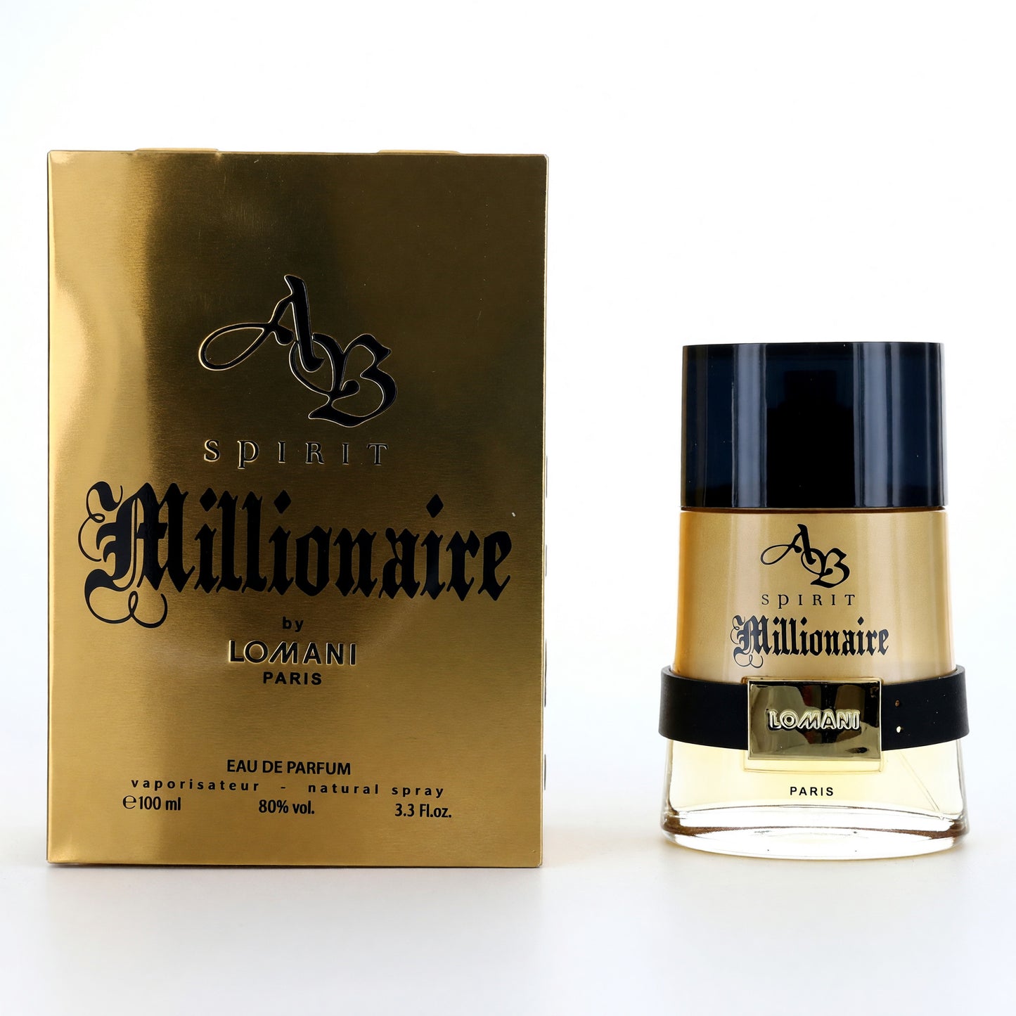 AB Spirit Millionaire by Lomani, 3.3 oz EDP Spray for Men by Lomani