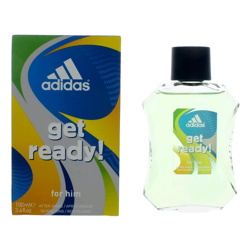 Adidas Get Ready by Adidas, 3.4 oz After Shave for Men by Adidas