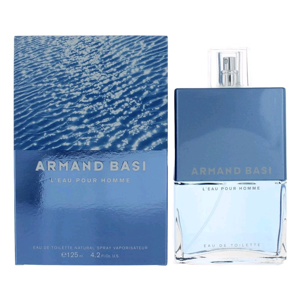 L'eau Pour Homme by Armand Basi, 4.2 oz EDT Spray for Men by Armand Basi