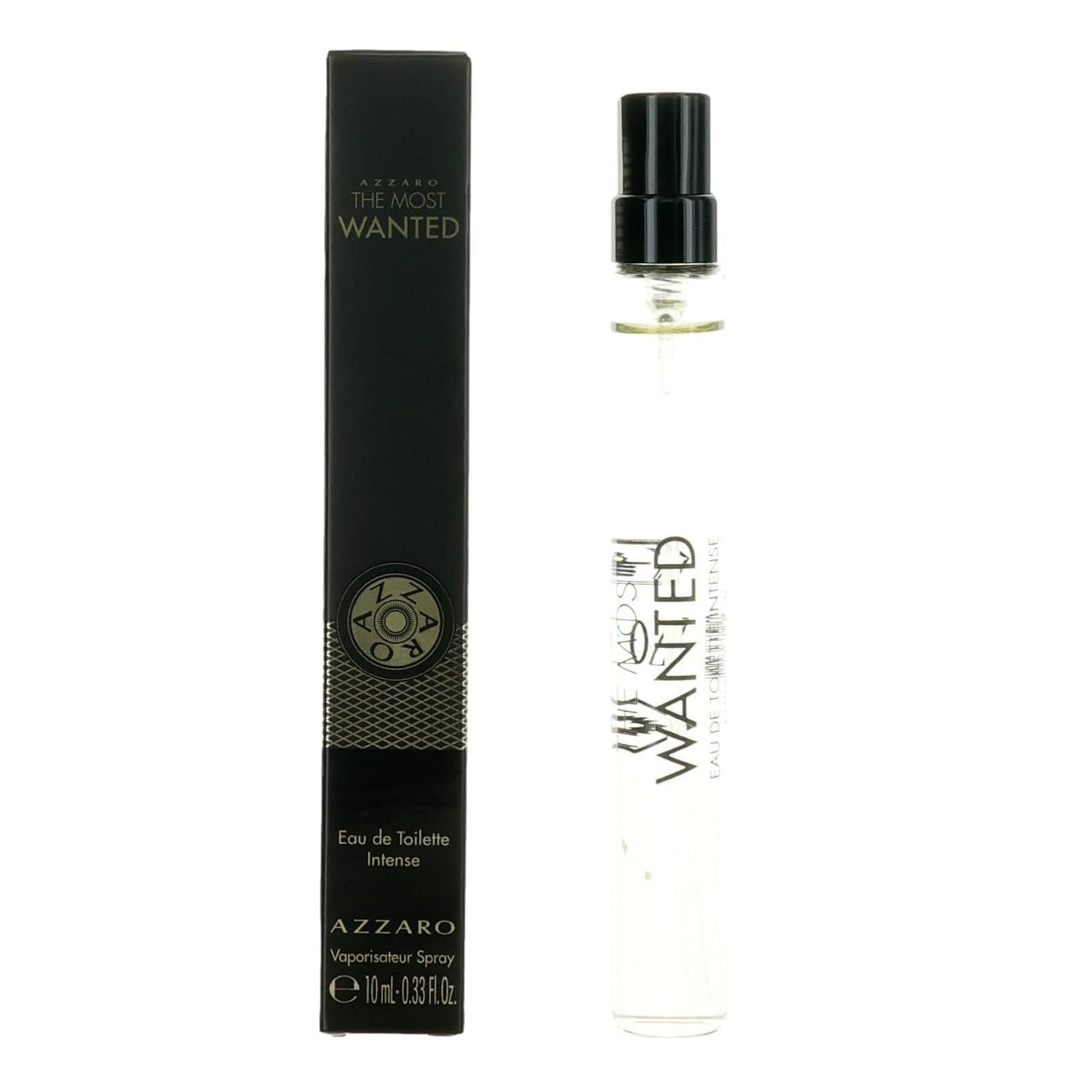 Azzaro The Most Wanted by Azzaro, 0.33 oz EDT Intense Spray for Men by Azzaro