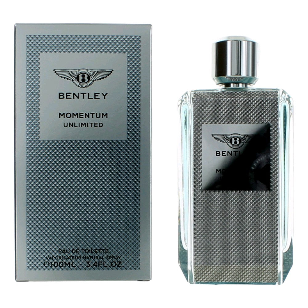 Bentley Momentum Unlimited by Bentley, 3.4 oz EDT Spray for Men by Bentley