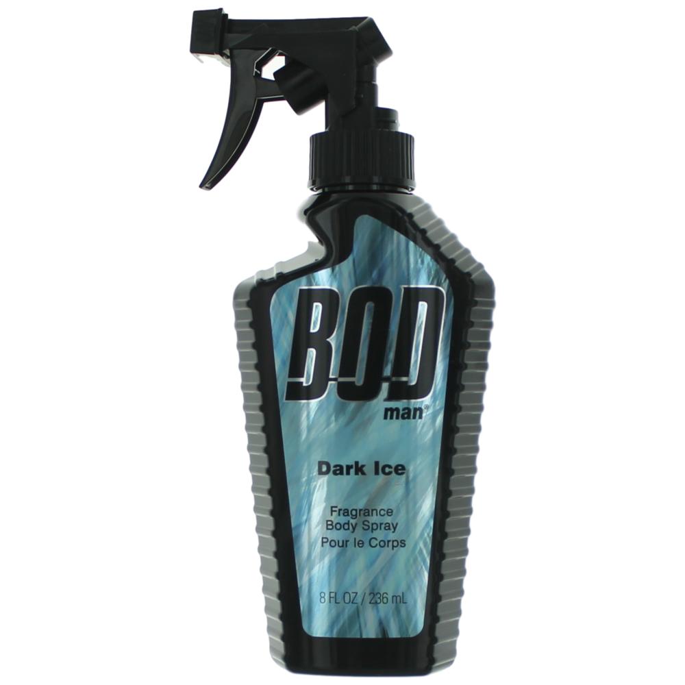 Bod Man Dark Ice by Parfums De Coeur, 8 oz Frgrance Body Spray for Men by Parfums De Coeur