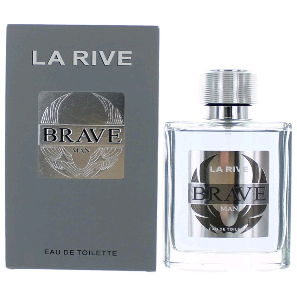 Brave Man by La Rive, 3.4 oz EDT Spray for Men by La Rive