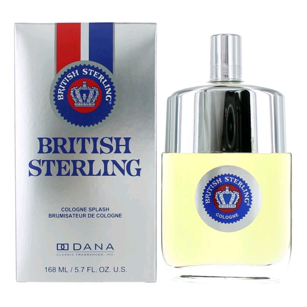 British Sterling by Dana, 5.7 oz Eau De Cologne Splash for Men by Dana