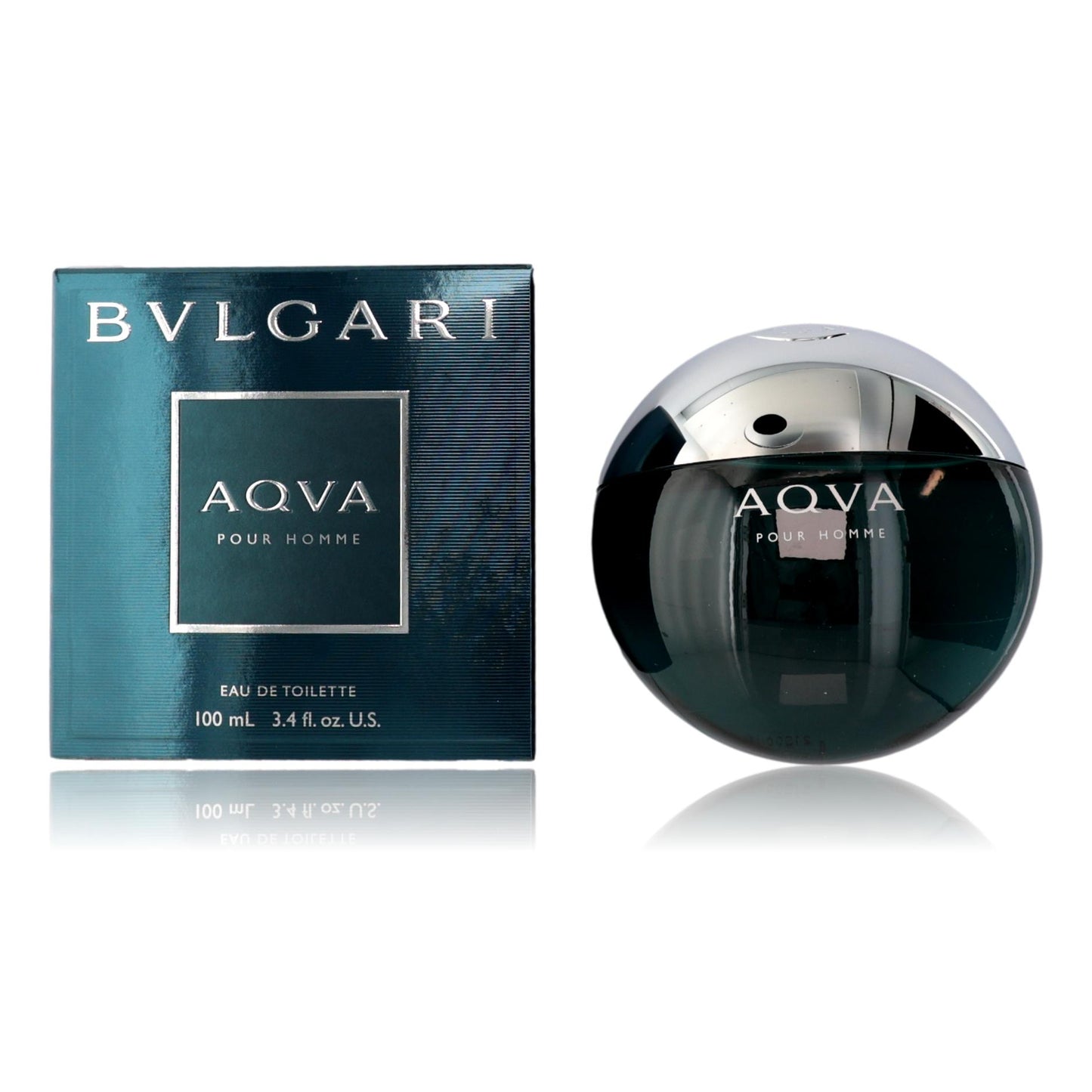 Aqva Pour Homme by Bvlgari, 3.4 oz EDT Spray for Men (Aqua) by Bvlgari