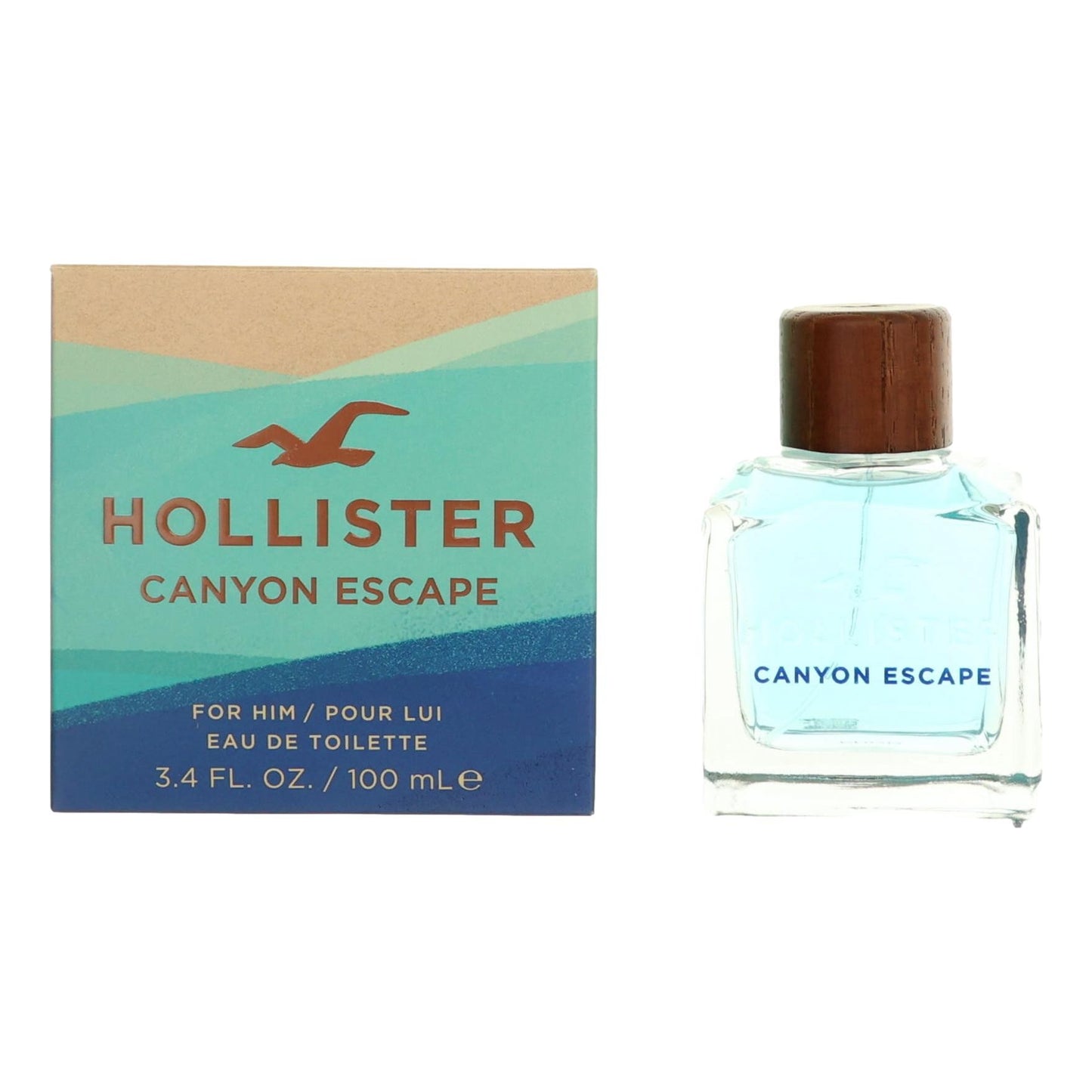 Canyon Escape by Hollister, 3.4 oz EDT Spray for Men by Hollister
