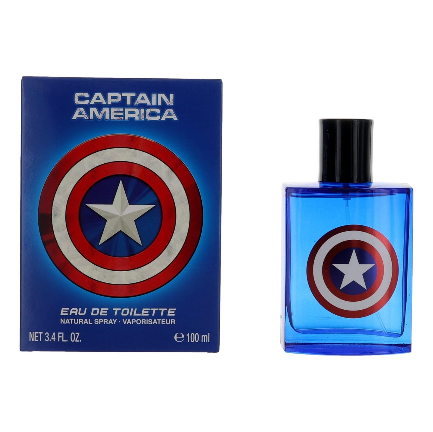 Captain America by Marvel, 3.4 oz EDT Spray for Men by Marvel