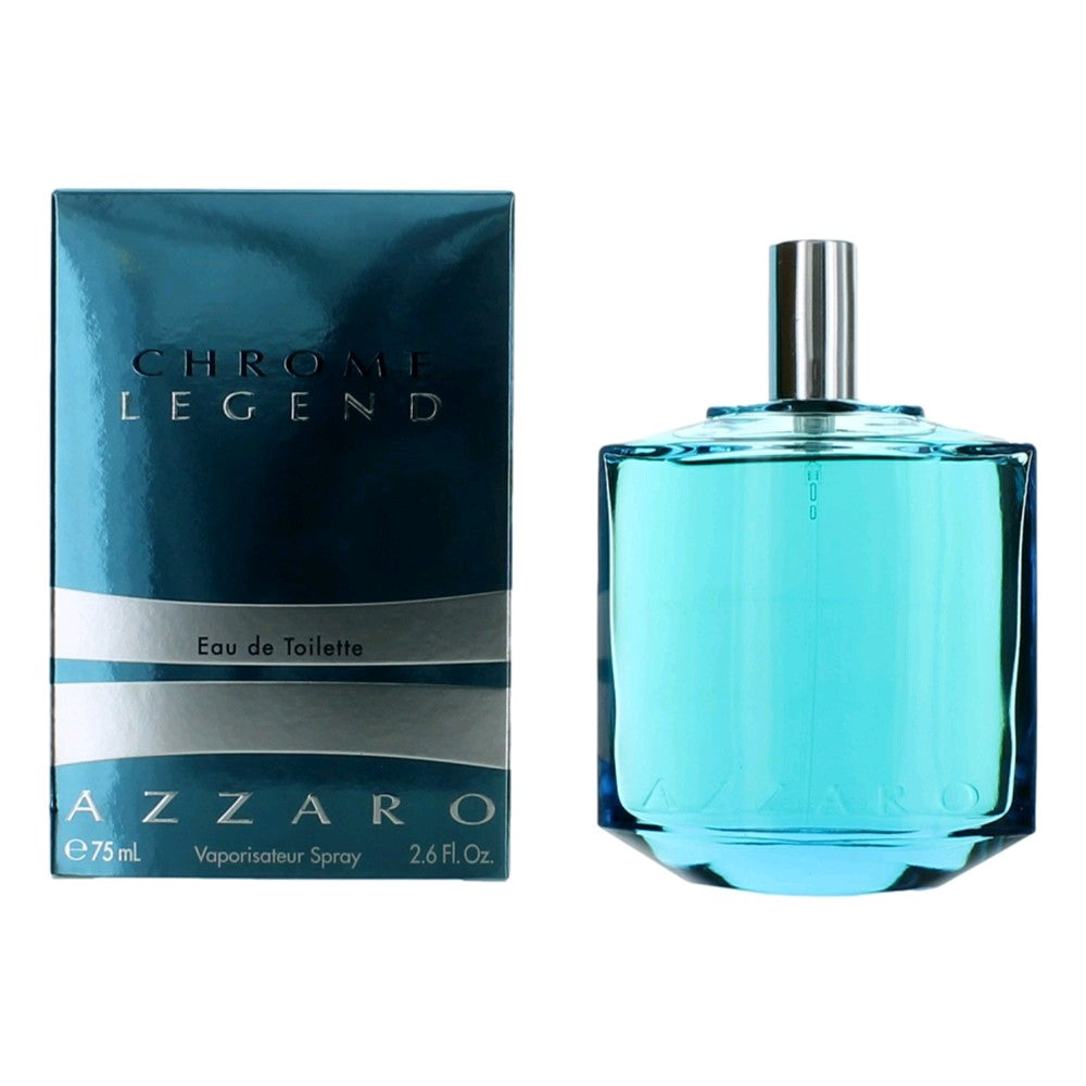 Chrome Legend by Azzaro, 2.6 oz EDT Spray for Men by Azzaro