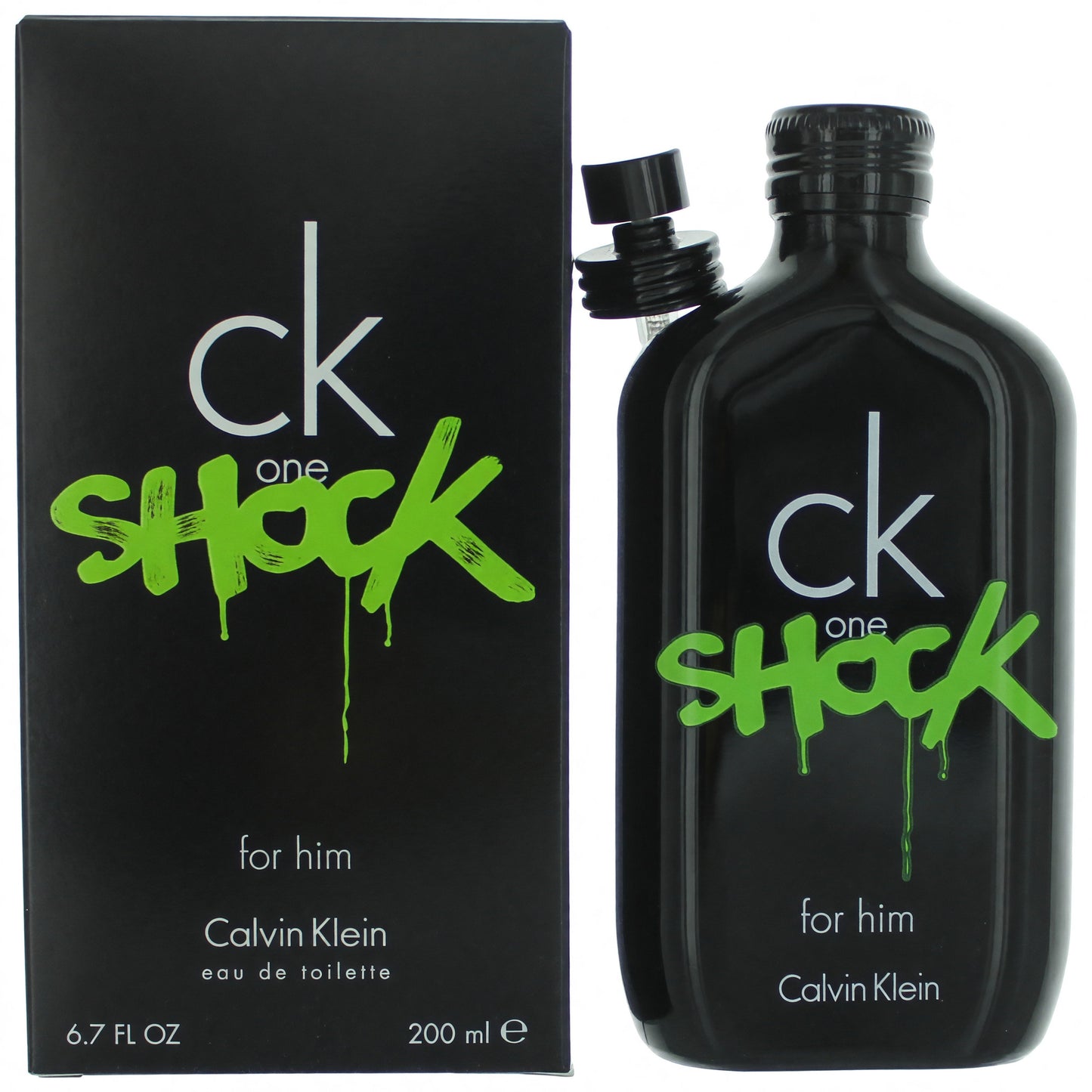 CK One Shock by Calvin Klein, 6.7 oz EDT Spray for Men by Calvin Klein