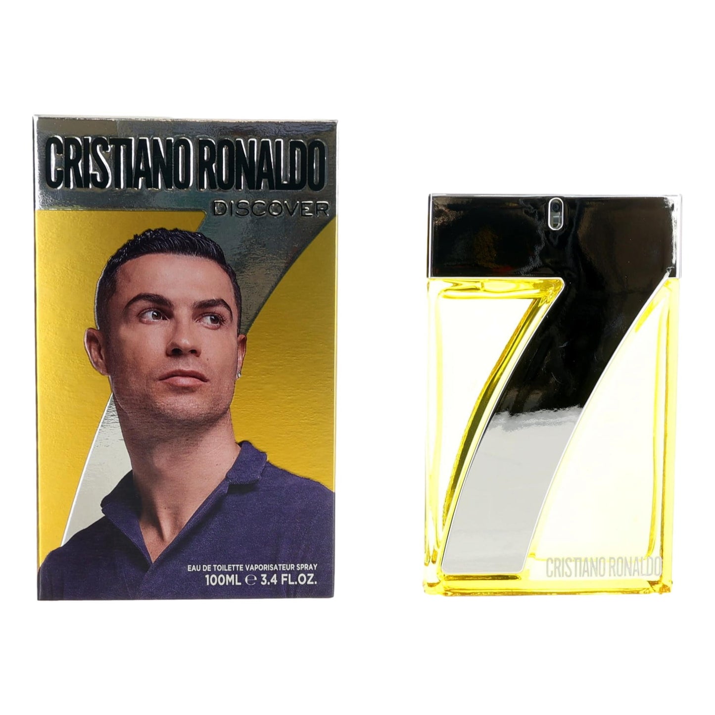 CR7 Discover by Cristiano Ronaldo, 3.4 oz EDT Spray for Men by Cristiano Ronaldo