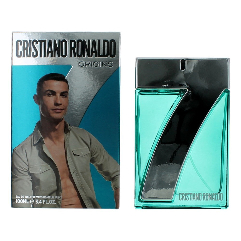 CR7 Origins by Cristiano Ronaldo, 3.4 oz EDT Spray for Men by Cristiano Ronaldo