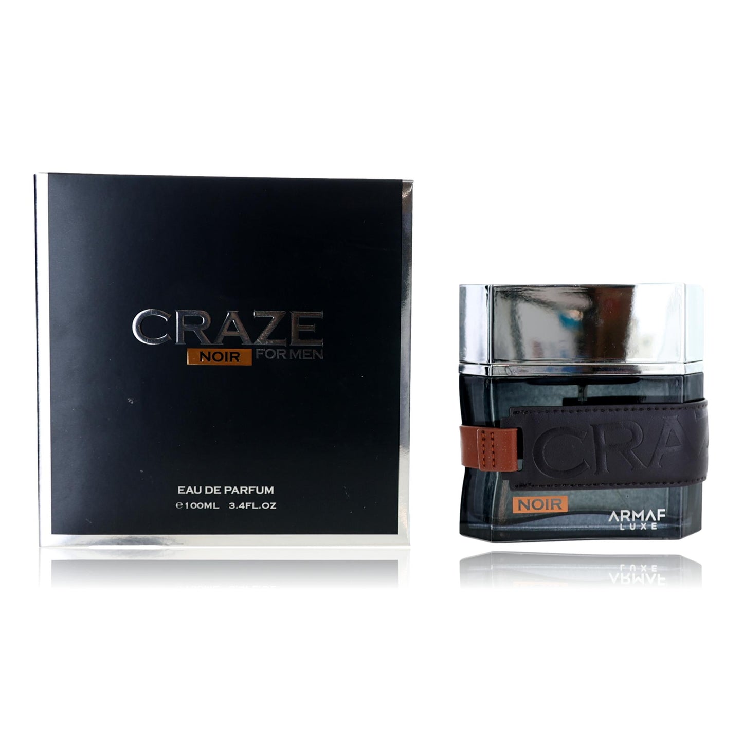 Craze Noir by Armaf, 3.4 oz EDP Spray for Men by Armaf