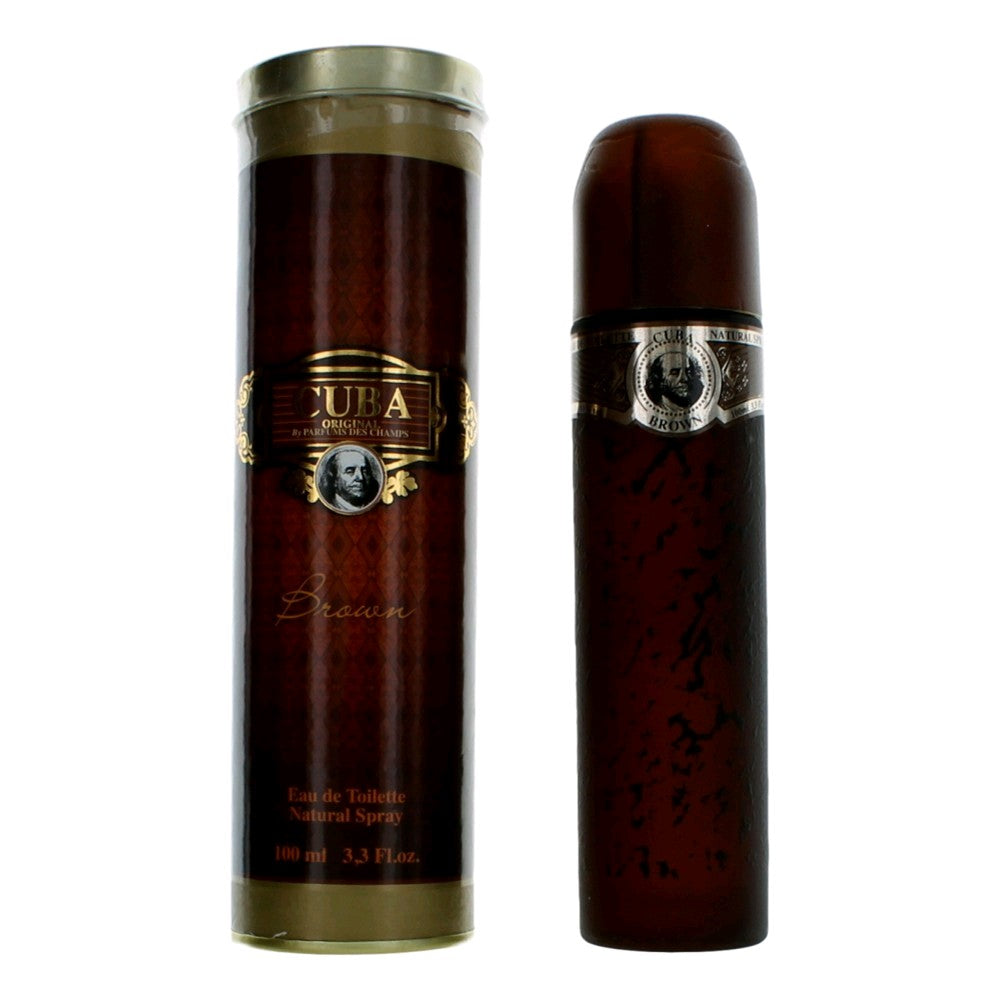 Cuba Brown by Cuba, 3.3 oz EDT Spray for Men by Cuba