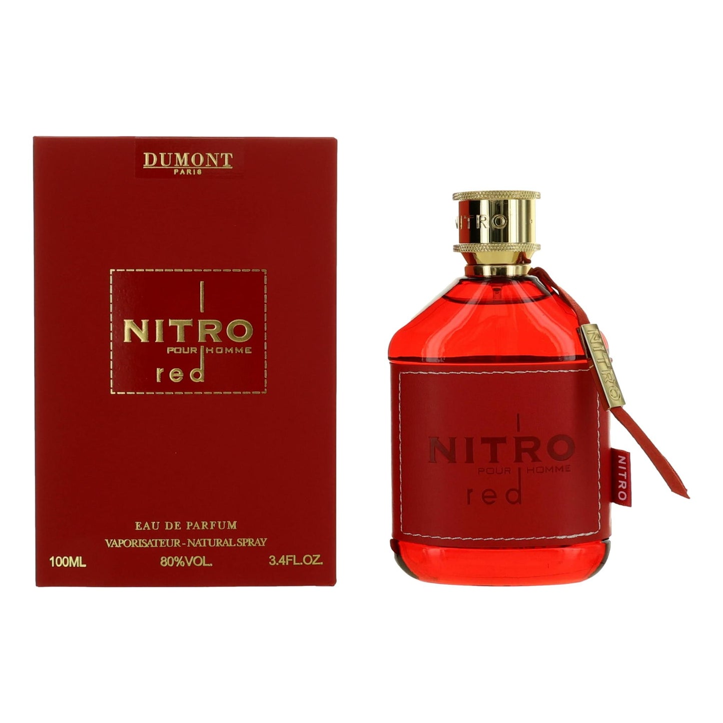 Nitro Red by Dumont, 3.4 oz EDP Spray for Men by Dumont