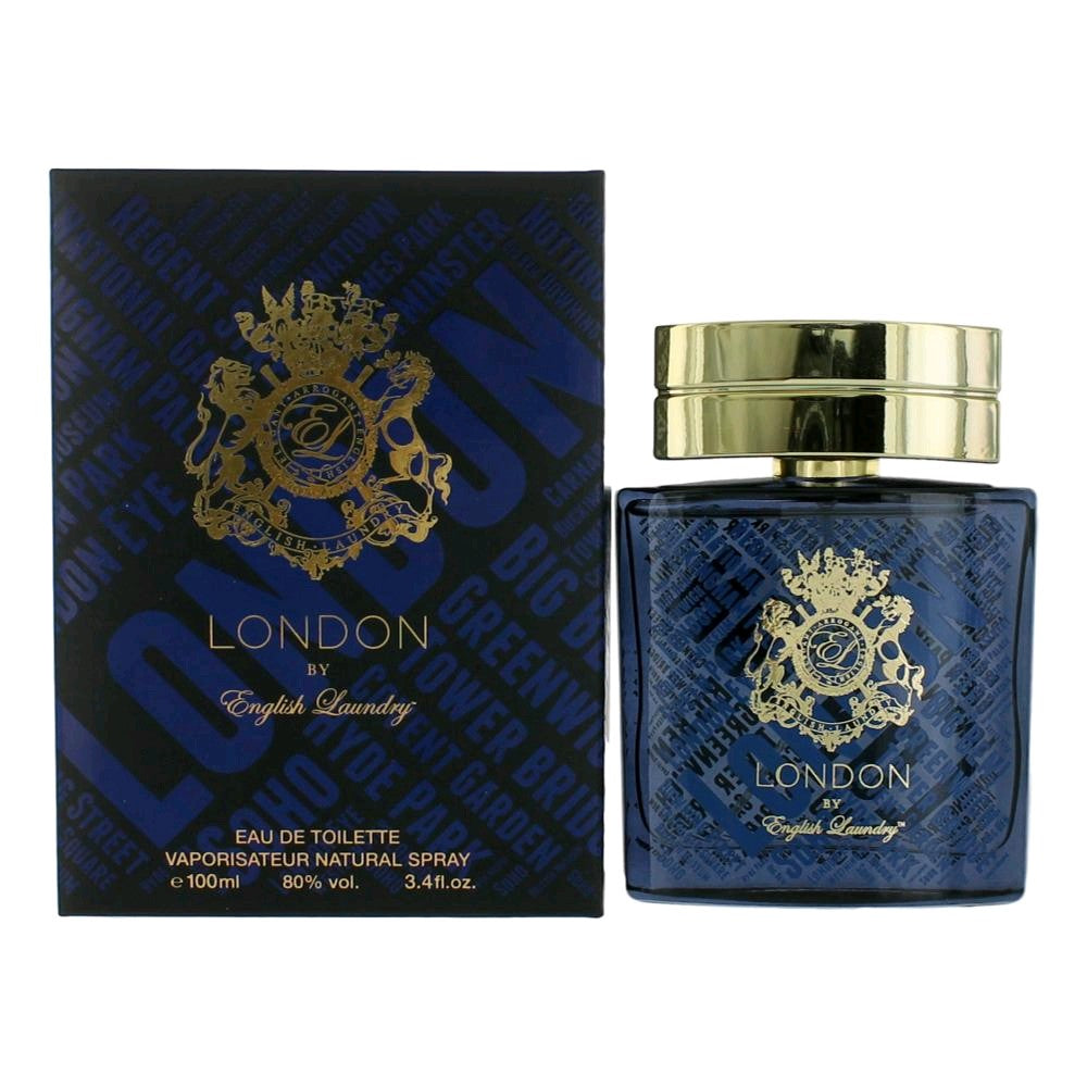 London by English Laundry, 3.4 oz EDT Spray for Men by English Laundry