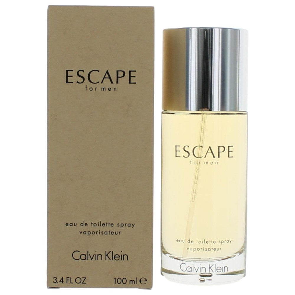 Escape by Calvin Klein, 3.4 oz EDT Spray for Men by Calvin Klein