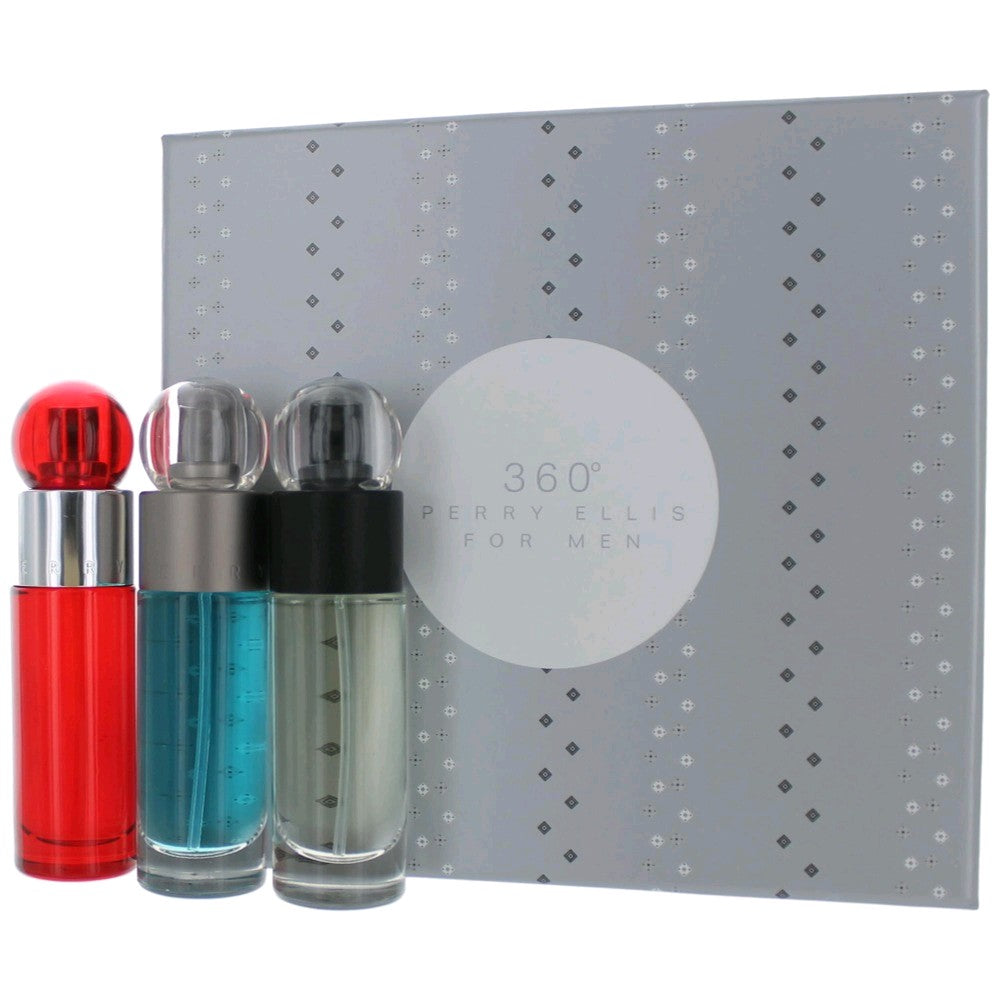 Perry Ellis 360 by Perry Ellis, 3 Piece Variety Set men with Reserve by Perry Ellis