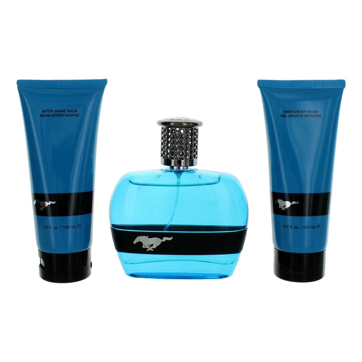 Mustang Blue by Mustang, 3 Piece Gift Set for Men by Mustang