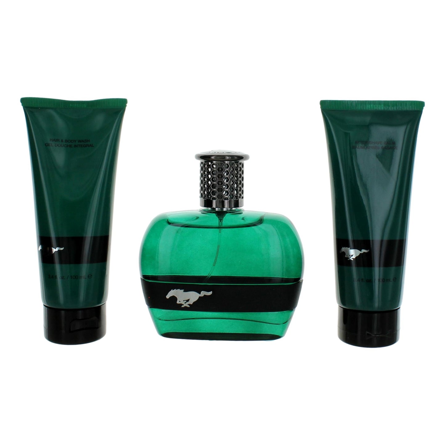 Mustang Green by Mustang, 3 Piece Gift Set for Men by Mustang