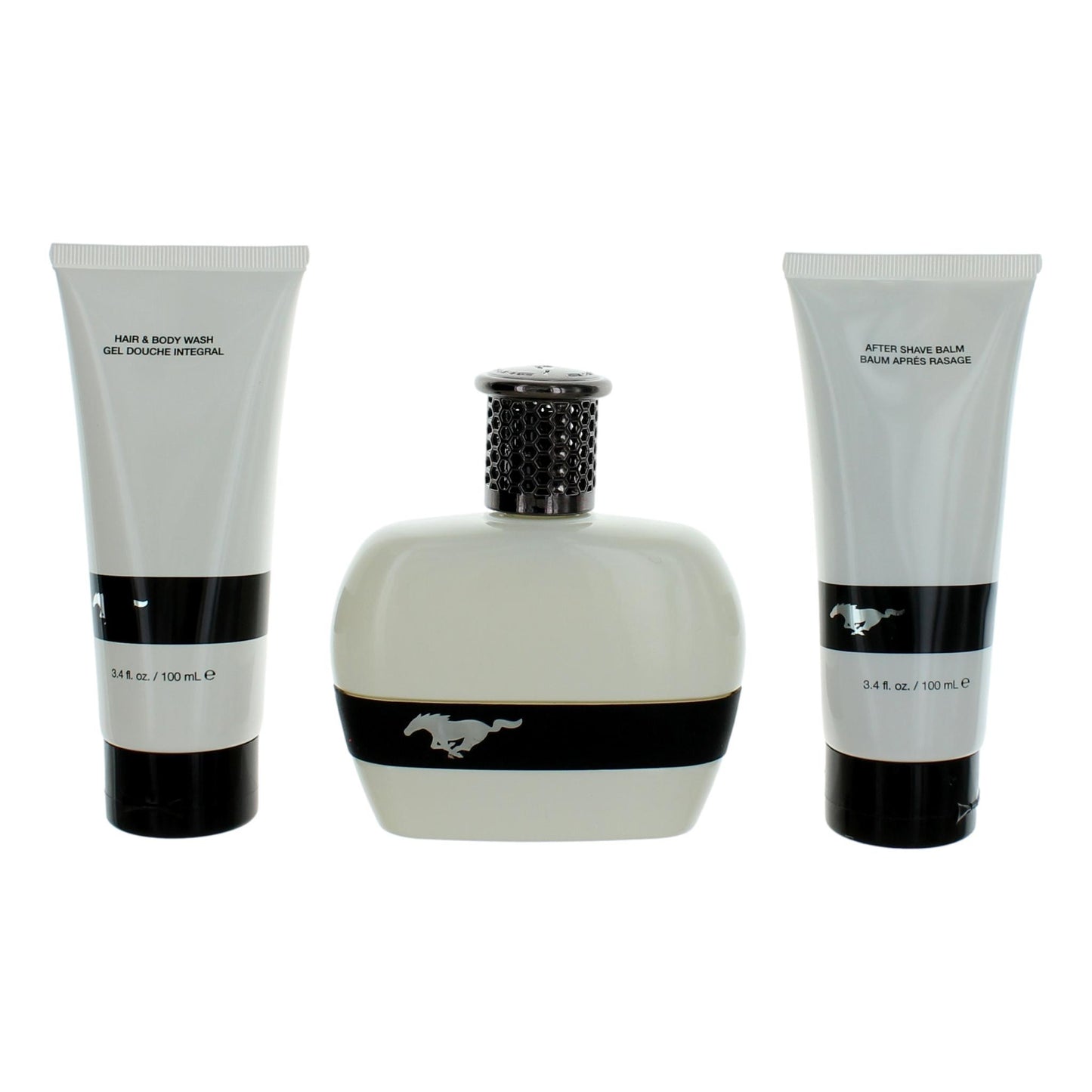 Mustang White by Mustang, 3 Piece Gift Set for Men by Mustang