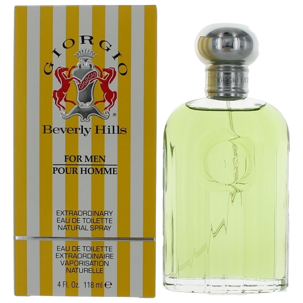 Giorgio by Beverly Hills, 4 oz Extraordinary EDT Spray for Men by Beverly Hills