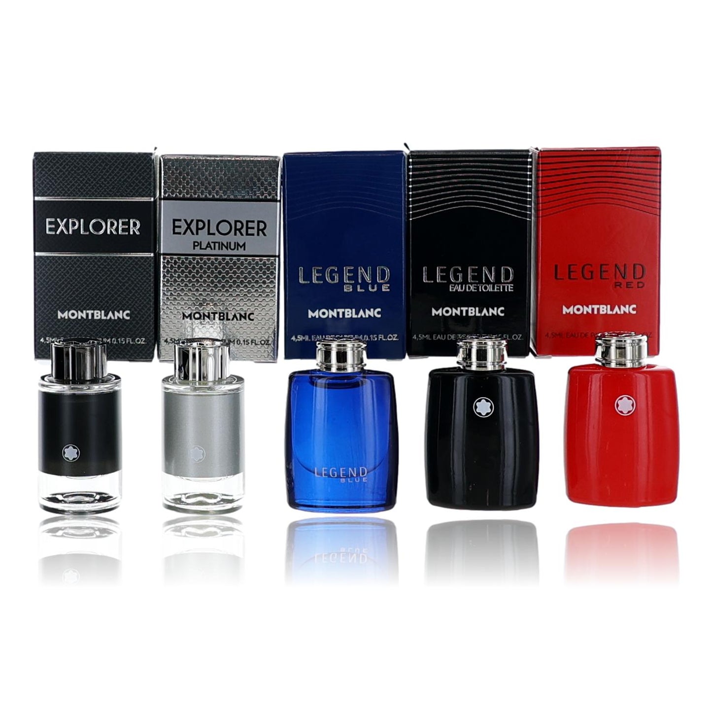 Mont Blanc by Mont Blanc, 5 Piece Miniatures Collection for Men by Mont Blanc