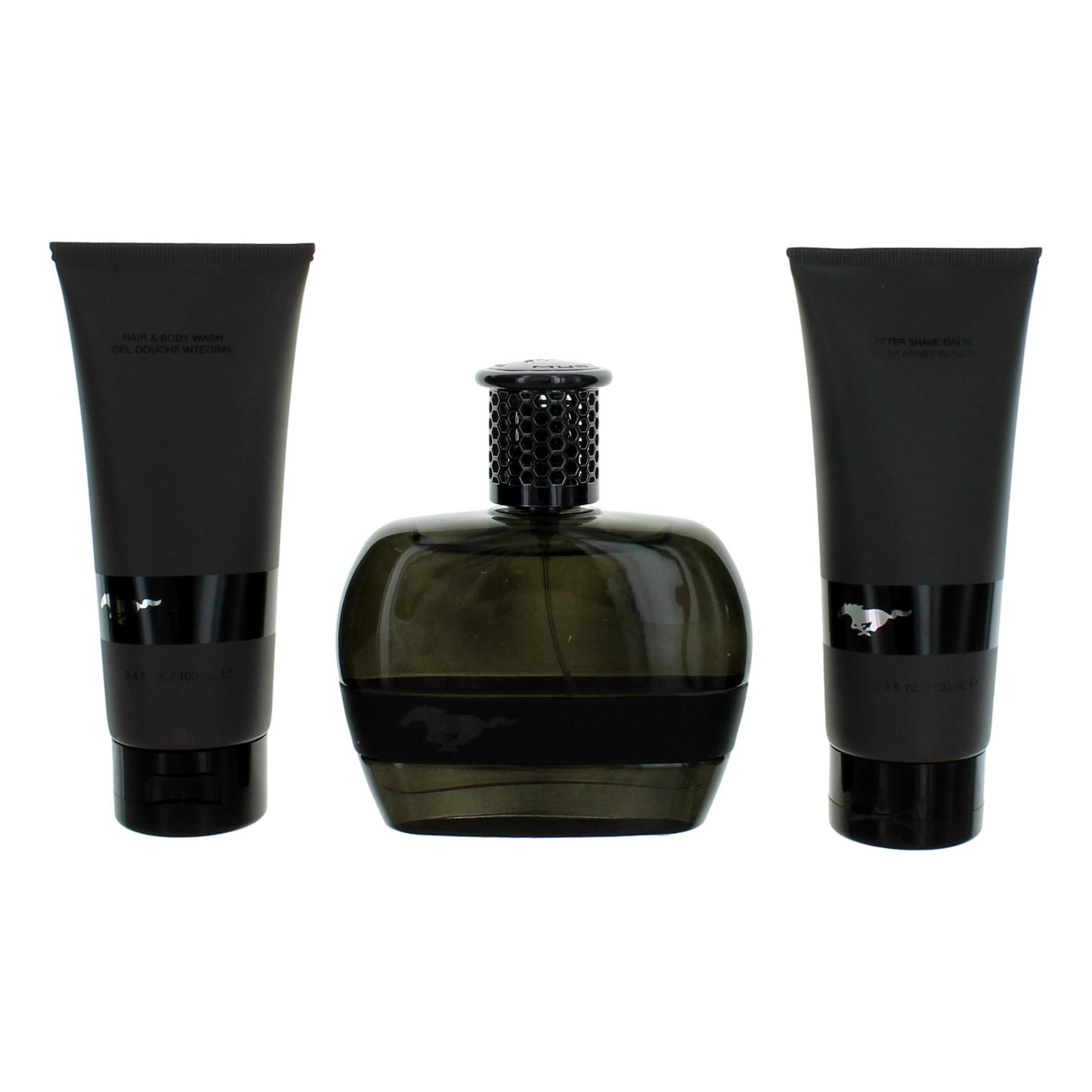 Mustang Black by Mustang, 3 Piece Gift Set for Men by Mustang