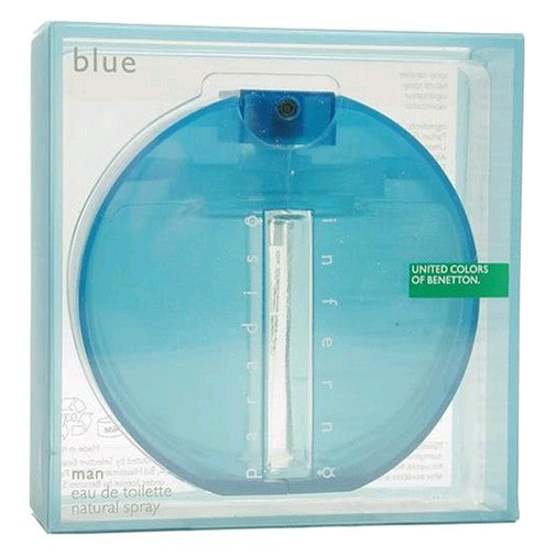 Inferno Paradiso Blue by Benetton, 3.4 oz EDT Spray for Men by Benetton