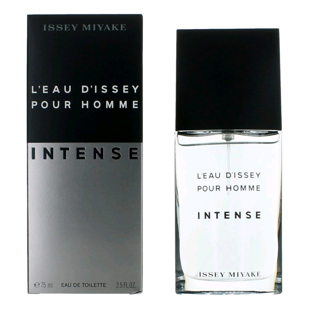 L'eau D'issey Intense by Issey Miyake, 2.5 oz EDT Spray for Men by Issey Miyake