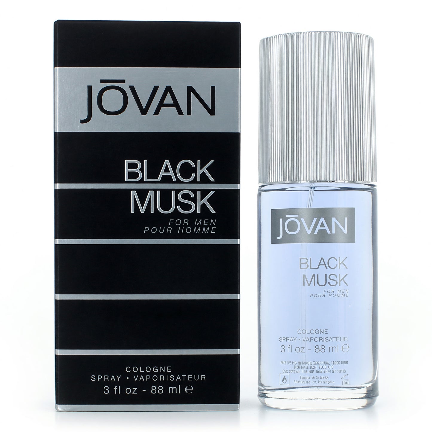 Jovan Black Musk by Jovan, 3 oz Cologne Spray for Men by Coty