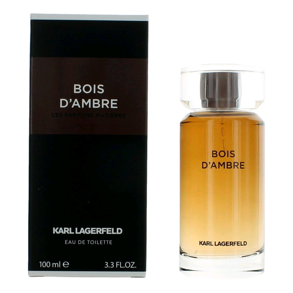Bois De Ambre by Karl Lagerfeld, 3.3 oz EDT Spray for Men by Karl Lagerfeld