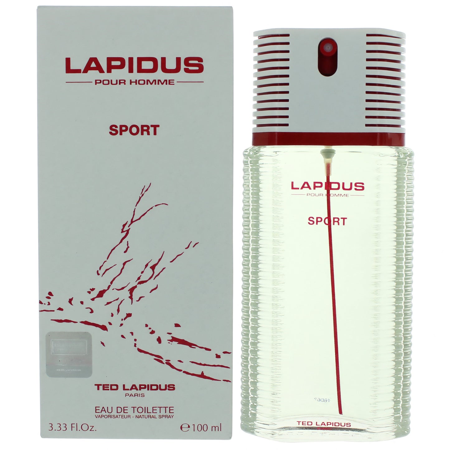 Lapidus Pour Homme Sport by Ted Lapidus, 3.3 oz EDT Spray for Men by Ted Lapidus