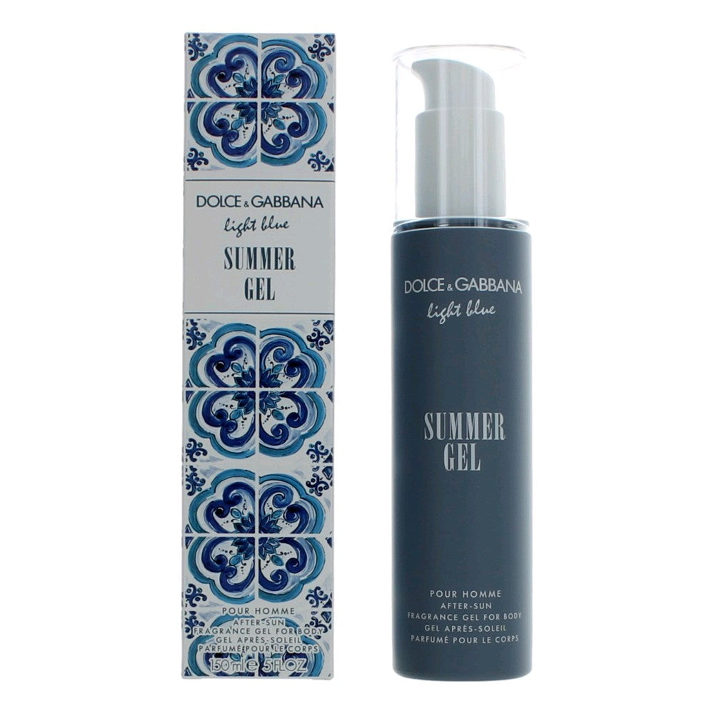 Light Blue by Dolce & Gabbana, 5 oz Summer Gel After Sun for Men by Dolce & Gabbana
