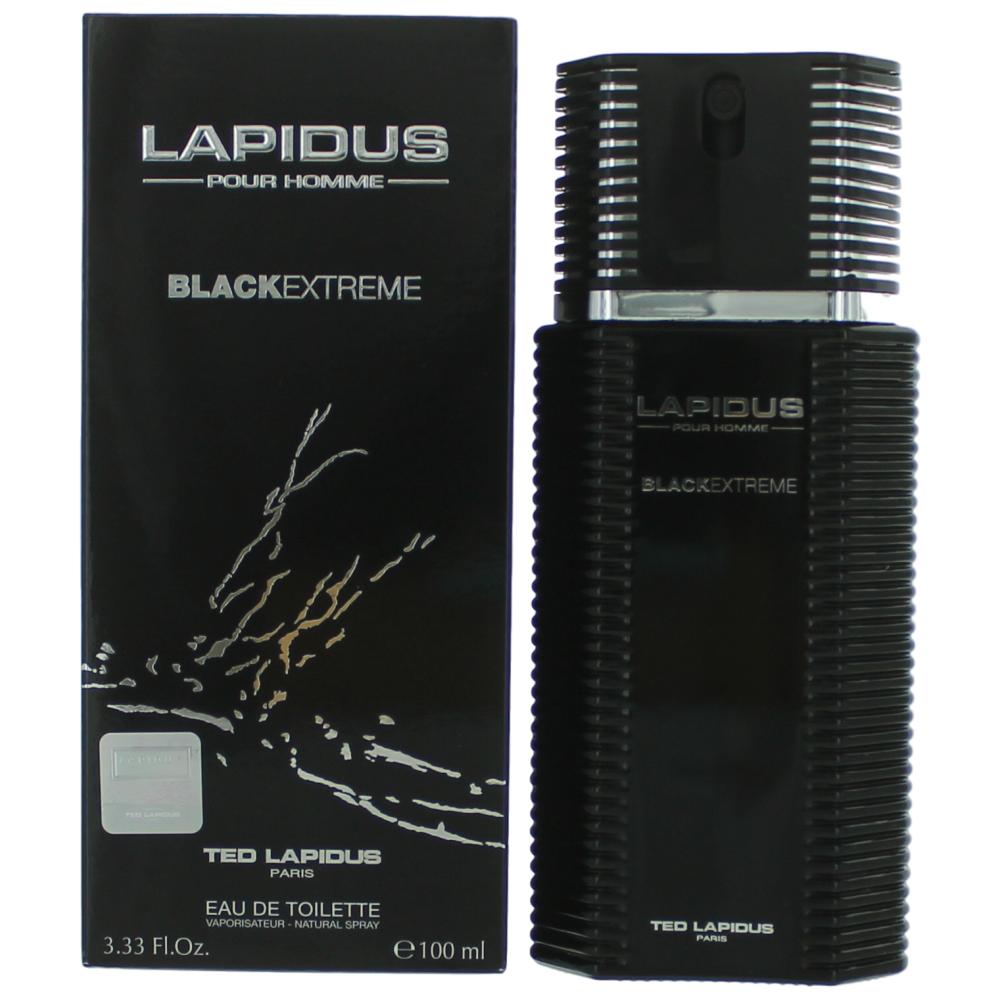 Lapidus Black Extreme by Ted Lapidus, 3.3 oz EDT Spray for Men by Ted Lapidus