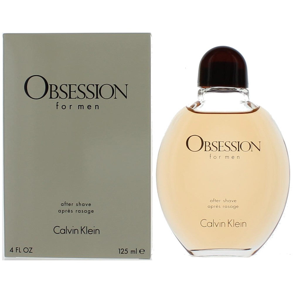 Obsession by Calvin Klein, 4 oz After Shave Splash for Men by Calvin Klein