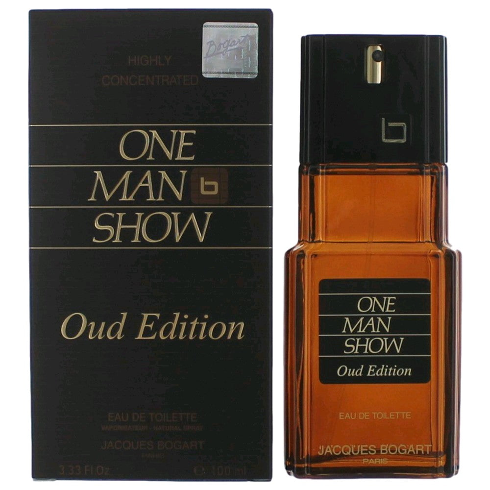 One Man Show Oud Edition by Jacques Bogart, 3.3 oz EDT Spray for Men by Jacques Bogart