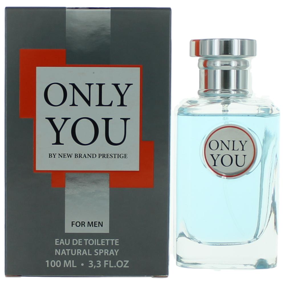Only You by New Brand, 3.4 oz EDT Spray for Men by New Brand