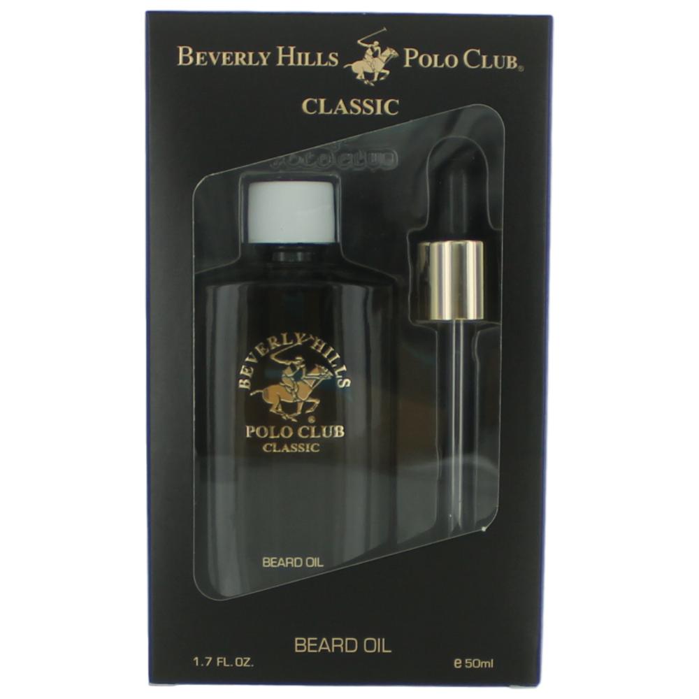 BHPC Classic by Beverly Hills Polo Club, 1.7 oz Beard Oil for Men by Beverly Hills Polo Club