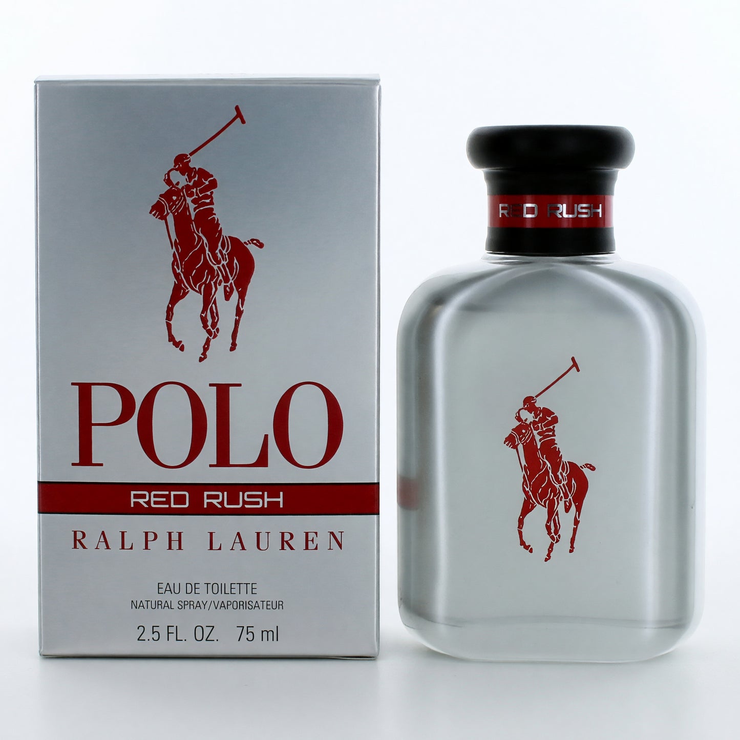 Polo Red Rush by Ralph Lauren, 2.5 oz EDT Spray for Men by Ralph Lauren
