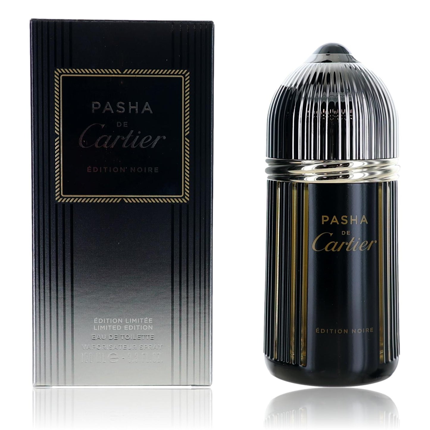 Pasha de Cartier Edition Noire by Cartier, 3.3oz EDT Spray men Limited Edition by Cartier