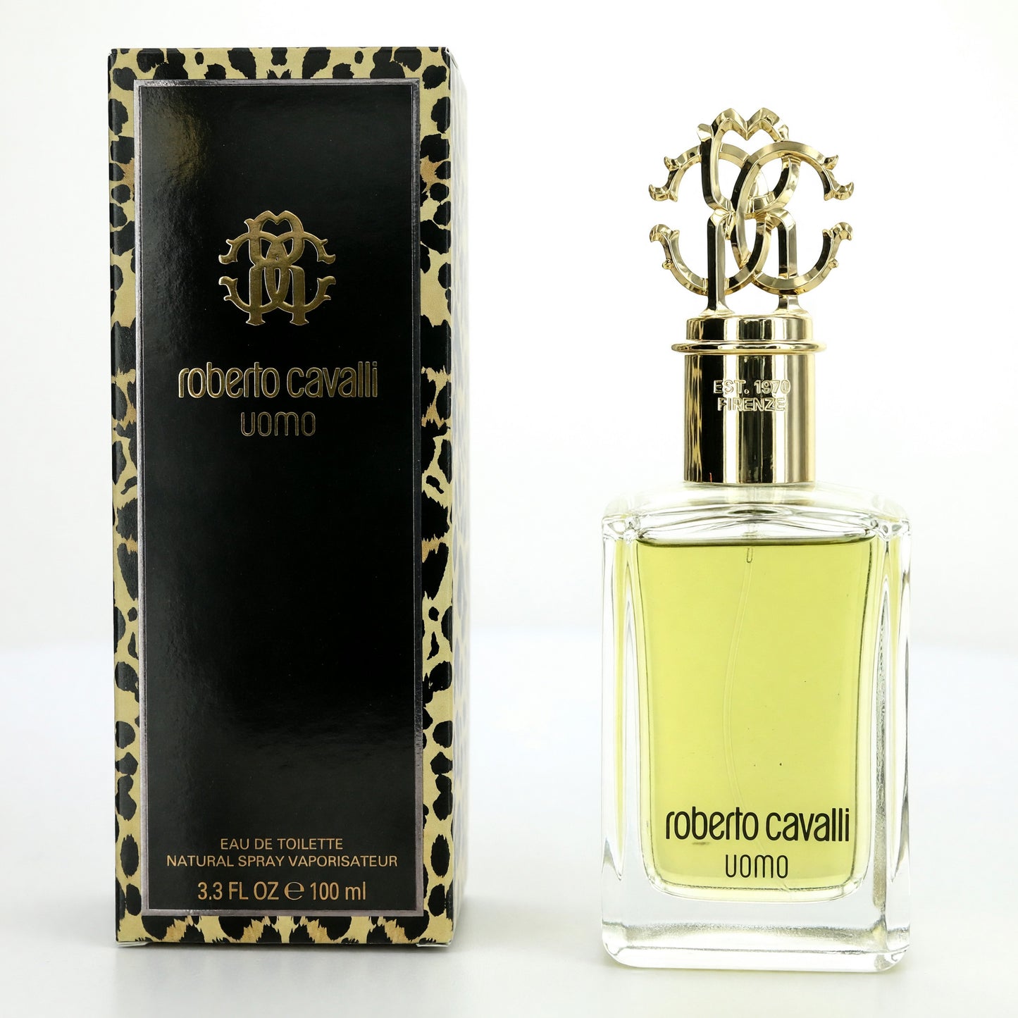 Roberto Cavalli Uomo by Roberto Cavalli, 3.3 oz EDT Spray for Men by Roberto Cavalli
